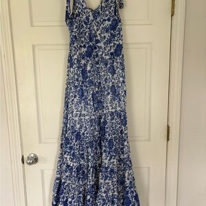 knee length dresses for ladies Free People Morning Meadows Long-Sleeve Maxi Dress Xs